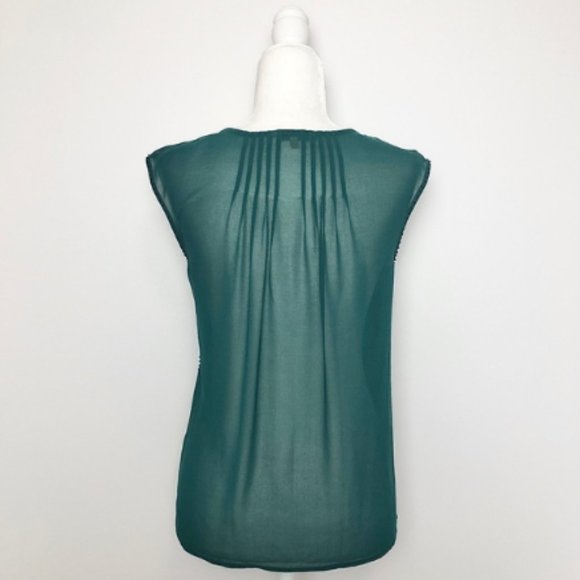 Green Art Deco Top - Picture 3 of 5